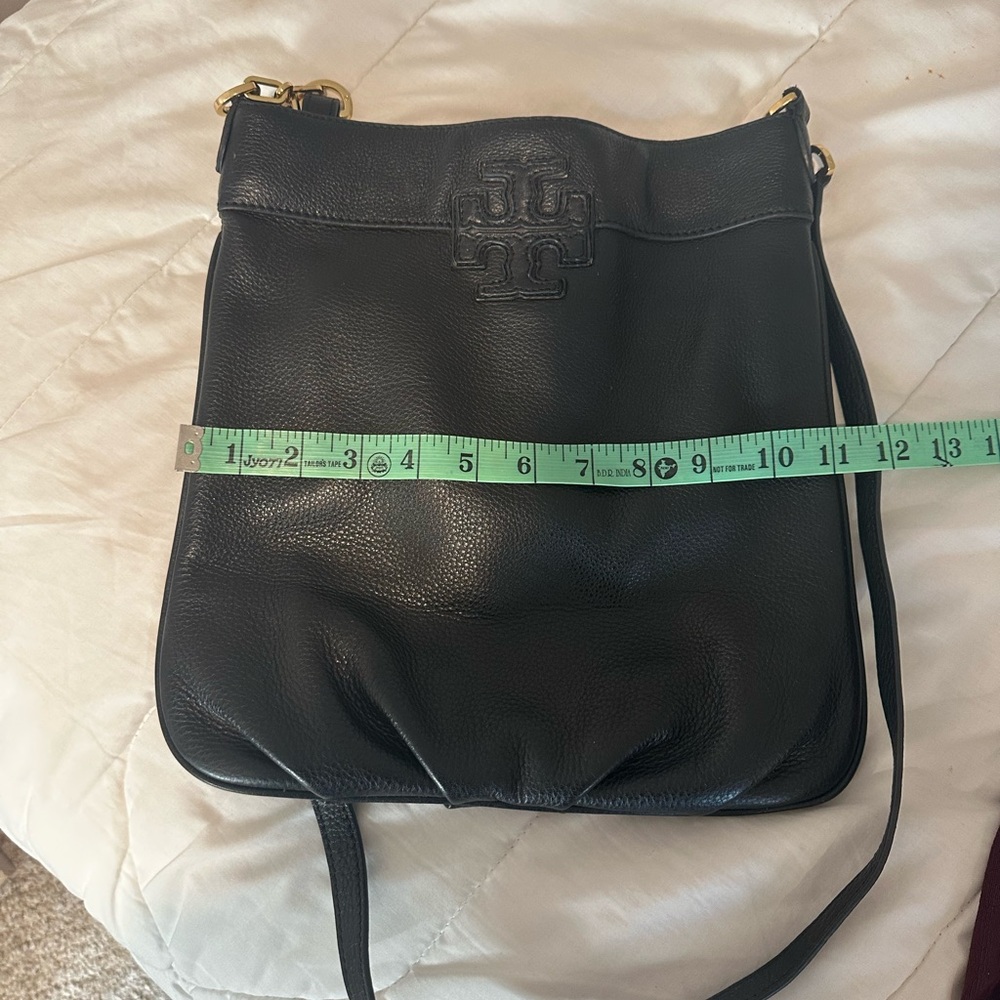 Tory Burch black leather crossbody bag used - Picture 8 of 10